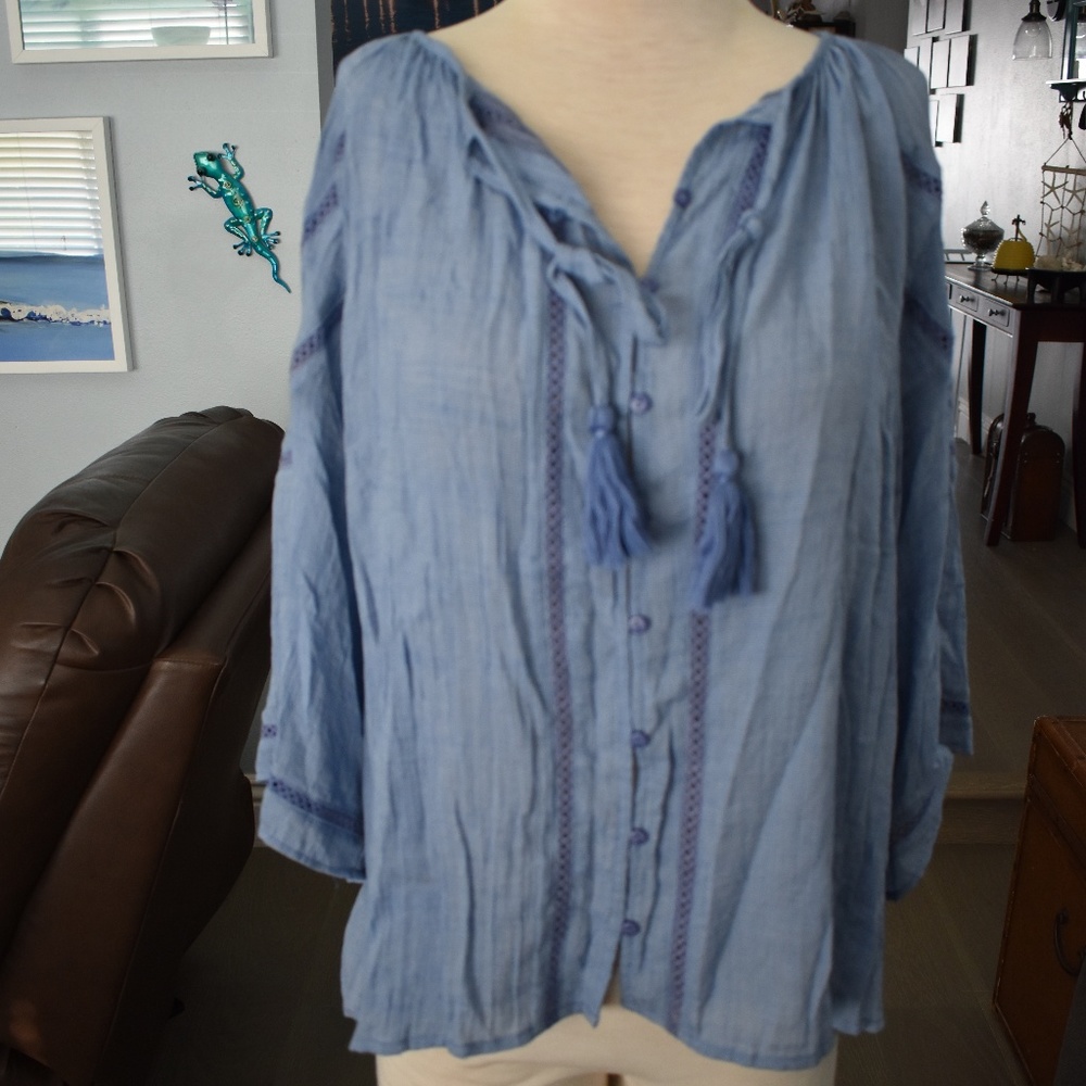 Hazel Boho Blouse Large